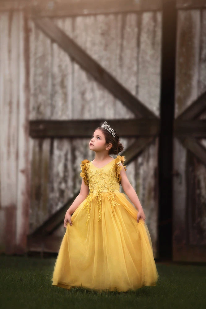 BIANCA GOWN SUNFLOWER 6 BIANCA GOWN SUNFLOWER - Image 4