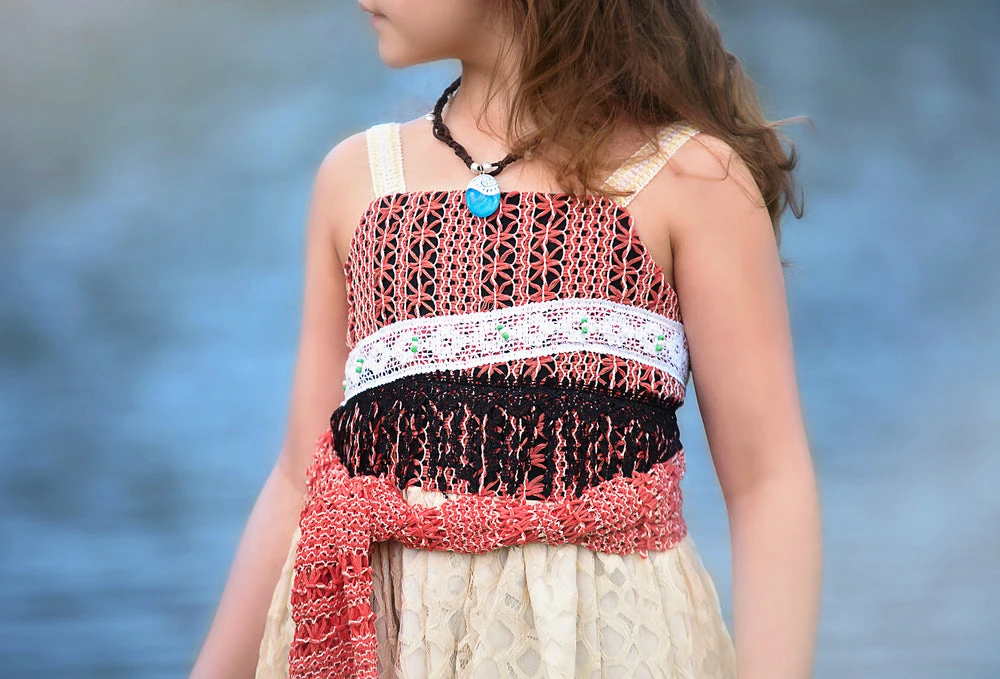 HAWAIIAN PRINCESS DRESS & NECKLACE SET 4 HAWAIIAN PRINCESS DRESS & NECKLACE SET - Image 2