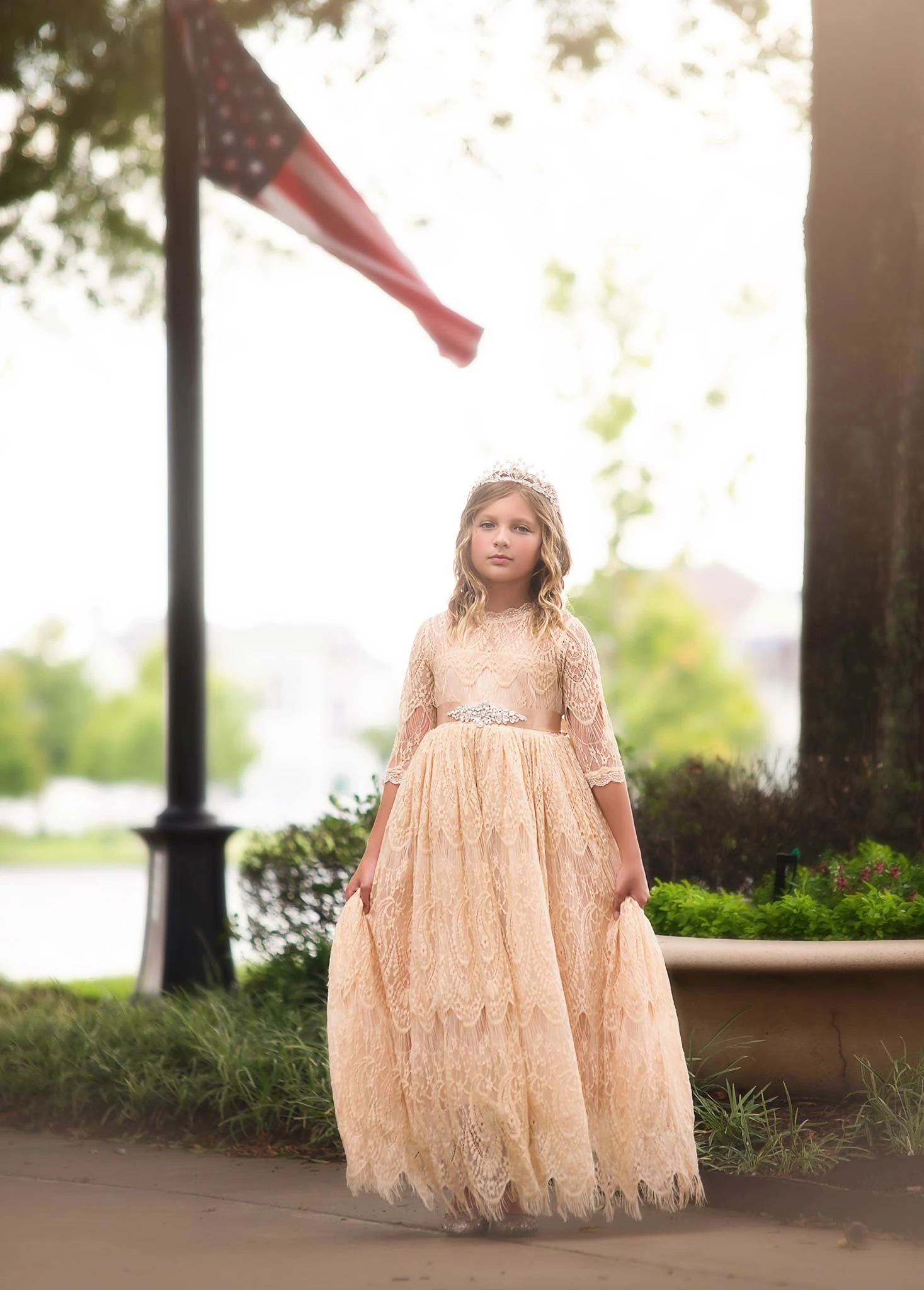 BELLA RAFAELA GOWN & BELT SET BUTTERSCOTCH 3 BELLA RAFAELA GOWN & BELT SET BUTTERSCOTCH