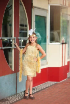 GATSBY GIRL GOLD -Fashion Dress-Trish Scully 12 3