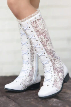 GRAMERCY BOOT WHITE 17 GRAMERCY BOOT WHITE -Fashion Dress-Trish Scully 123