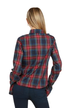 MARGOT BLOUSE STEWART TARTAN -Fashion Dress-Trish Scully 133 3