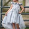 BELLE GOWN SILVER -Fashion Dress-Trish Scully 136