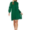 THEODORA SHIFT DRESS EMERALD GREEN -Fashion Dress-Trish Scully 142 1