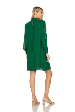THEODORA SHIFT DRESS EMERALD GREEN 8 THEODORA SHIFT DRESS EMERALD GREEN -Fashion Dress-Trish Scully 142 3