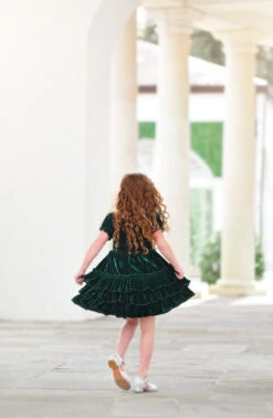 HOLLY DRESS EMERALD -Fashion Dress-Trish Scully 175 4 83a987eb 1e34 4d0d b595 183de8ad1556