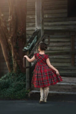 ISLA STEWART TARTAN DRESS -Fashion Dress-Trish Scully 175 5
