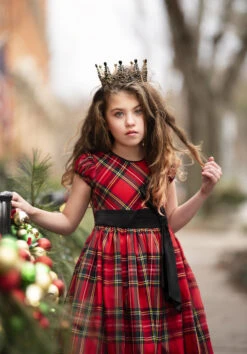 ISLA STEWART TARTAN DRESS -Fashion Dress-Trish Scully 175 6