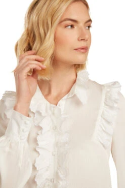 CASSANDRA BLOUSE WINTER WHITE 11 CASSANDRA BLOUSE WINTER WHITE -Fashion Dress-Trish Scully 18 3 432d1c61 dfd0 4290 bad2 9a1e6339416e