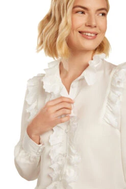 CASSANDRA BLOUSE WINTER WHITE 12 CASSANDRA BLOUSE WINTER WHITE -Fashion Dress-Trish Scully 18 4 92058984 a7f1 4e49 a3e5 f6952635dff1