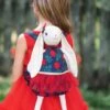 BUNNY BACKPACK NAVY FLORAL -Fashion Dress-Trish Scully 198