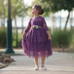 BELLA RAFAELA DRESS & BELT SET HYACINTH -Fashion Dress-Trish Scully 1 53451e4c 0187 422a aa65 4cd1d3ae93de