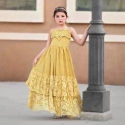 ALEXANDRA MAXI DRESS SUNFLOWER -Fashion Dress-Trish Scully 1 64a00439 5d74 4151 98b6 8efd9f56962b