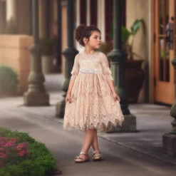 BELLA RAFAELA DRESS & BELT SET-BUTTERSCOTCH -Fashion Dress-Trish Scully 1 e7b0ba7e f367 4efa 9270 82a9d03ed315