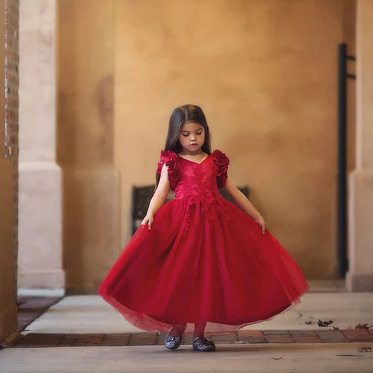 BIANCA GOWN CRIMSON 7 BIANCA GOWN CRIMSON - Image 5