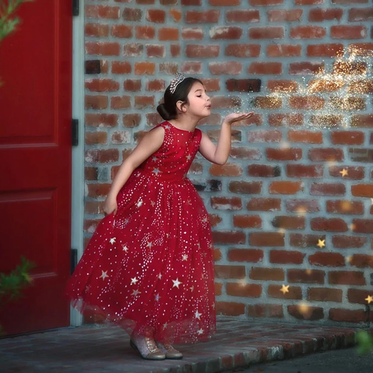 ANTOINETTE GOWN CRIMSON 5 ANTOINETTE GOWN CRIMSON - Image 3