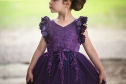 BIANCA GOWN EGGPLANT -Fashion Dress-Trish Scully 20 3 78d1a409 493b 4388 b4ec 2f5d51975607