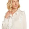 CASSANDRA BLOUSE WINTER WHITE 1 CASSANDRA BLOUSE WINTER WHITE -Fashion Dress-Trish Scully 208