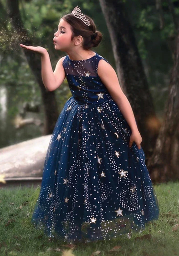 ANTOINETTE GOWN NAVY 4 ANTOINETTE GOWN NAVY - Image 2