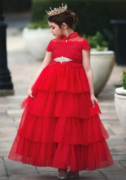 ARIANA GOWN & BELT SET CRIMSON -Fashion Dress-Trish Scully 21 c5e7ba5e 2b1d 400c 9a1e ce584ad52fe0