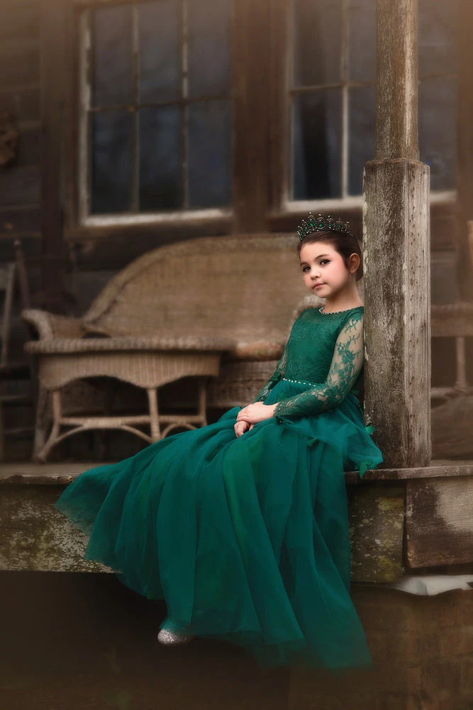 MARIPOSA GOWN EMERALD 6 MARIPOSA GOWN EMERALD - Image 4