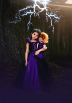 THE VILLAIN DOLL DRESS -Fashion Dress-Trish Scully 233 3