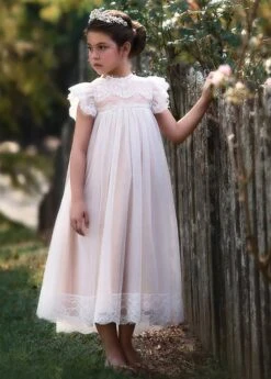 ADRIANA DRESS WHITE/NATURAL