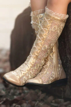 GRAMERCY BOOT GOLD -Fashion Dress-Trish Scully 27