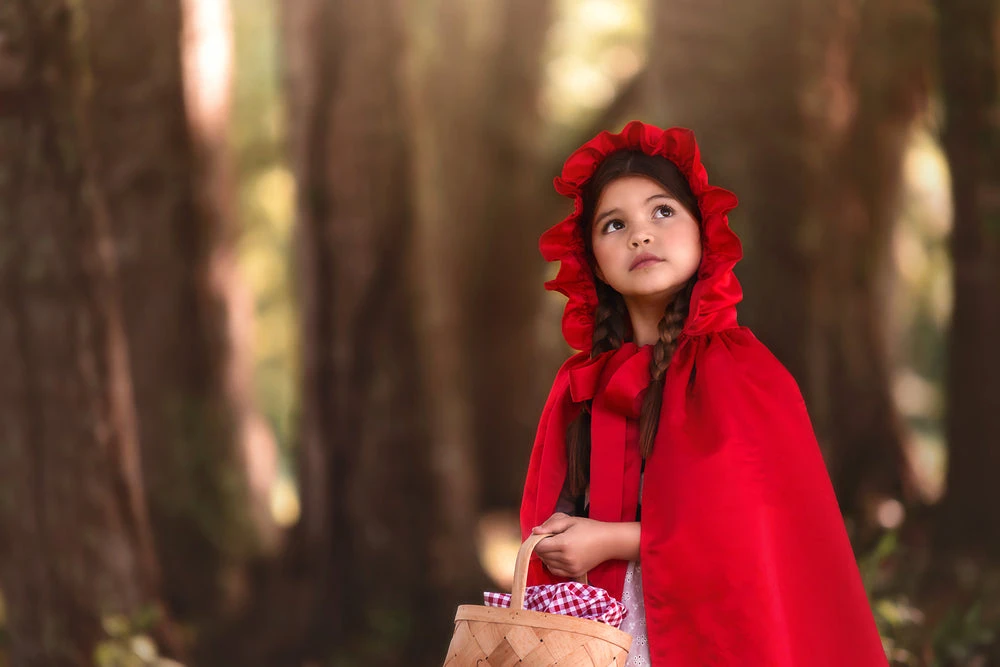 LUXE RED RIDING HOOD DRESS & CAPE SET 4 LUXE RED RIDING HOOD DRESS & CAPE SET - Image 2