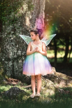 FAIRY DRESS, WINGS & WAND 3PC. SET -Fashion Dress-Trish Scully 280 2