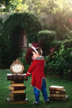 WHITE RABBIT 4PC. COSTUME 8 WHITE RABBIT 4PC. COSTUME -Fashion Dress-Trish Scully 281 3