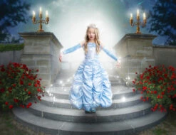 PRINCESS CAROLINE GOWN & GLOVE SET -Fashion Dress-Trish Scully 286 4