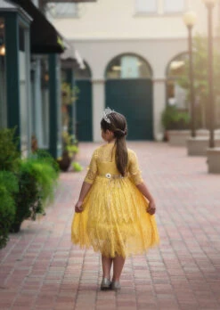 BELLA RAFAELA DRESS & BELT SET SUNFLOWER 13 BELLA RAFAELA DRESS & BELT SET SUNFLOWER -Fashion Dress-Trish Scully 292 6