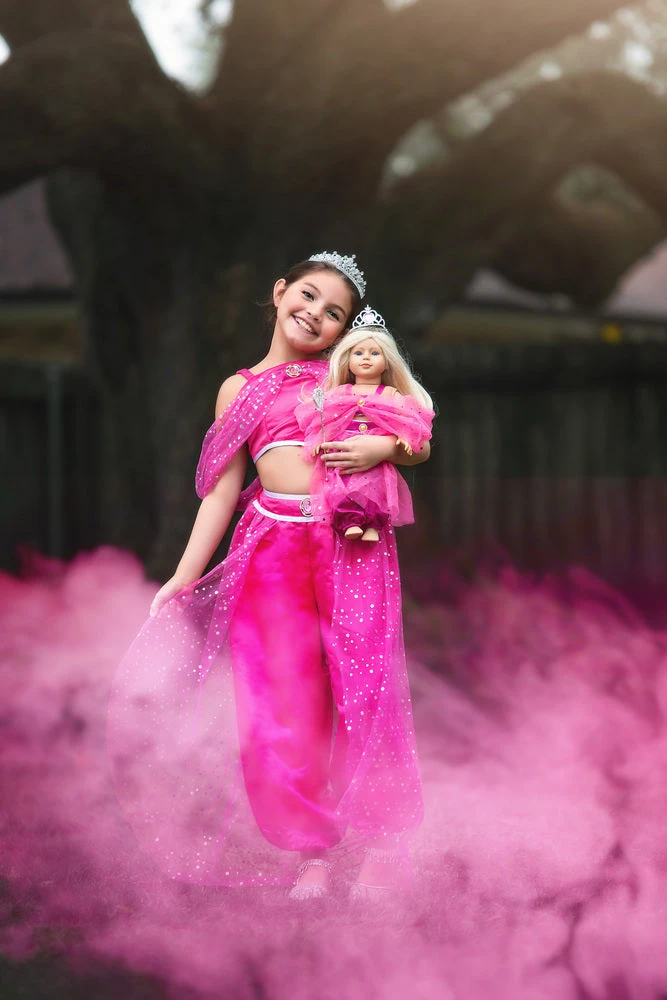 GENIE COSTUME FUCHSIA 4 GENIE COSTUME FUCHSIA - Image 2