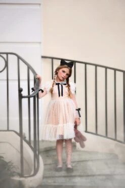 ELLE DRESS IVORY -Fashion Dress-Trish Scully 293