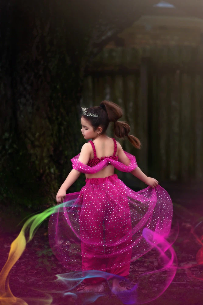 GENIE COSTUME FUCHSIA 7 GENIE COSTUME FUCHSIA - Image 5