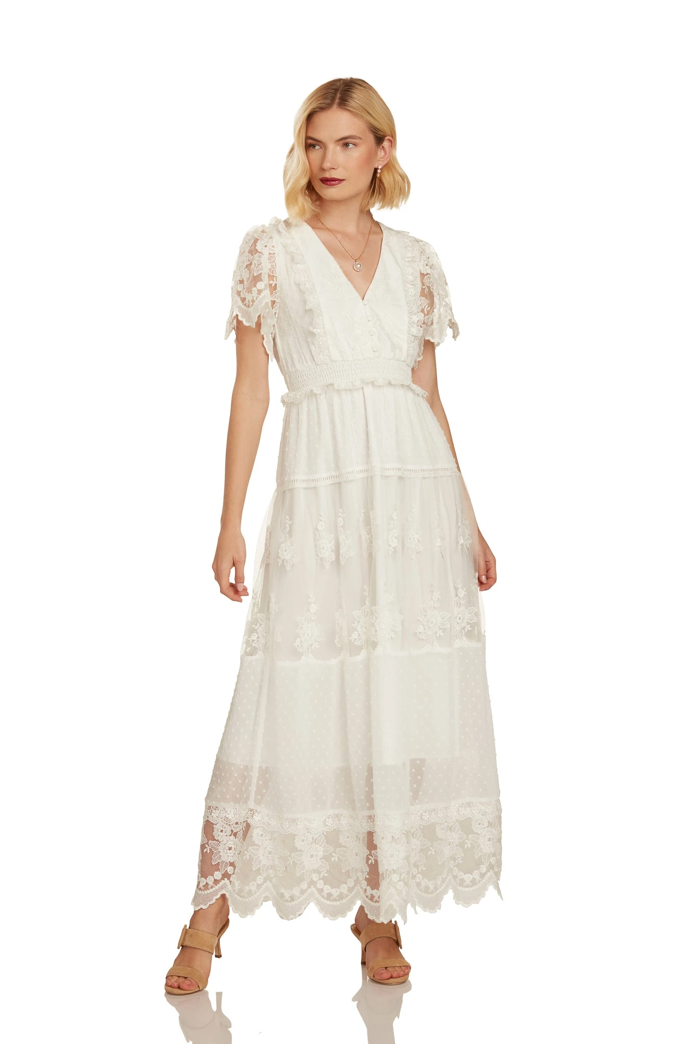 MARJORIE MAXI DRESS WHITE 5 MARJORIE MAXI DRESS WHITE - Image 3