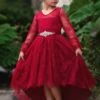AINSLEY DRESS & BELT SET CRIMSON -Fashion Dress-Trish Scully 29 c233f695 4630 405b b05c 06a26df105d7