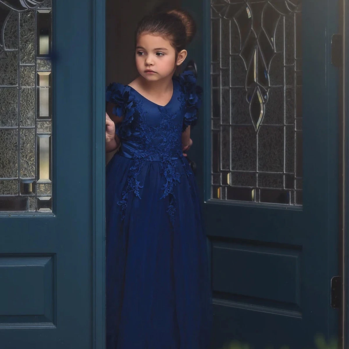 BIANCA GOWN NAVY 8 BIANCA GOWN NAVY - Image 6