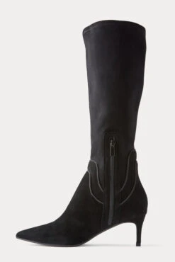 ELEANOR SUEDE BOOT BLACK 14 ELEANOR SUEDE BOOT BLACK -Fashion Dress-Trish Scully 3 11