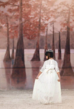 SPLENDOR GOWN & BELT SET IVORY -Fashion Dress-Trish Scully 3 3