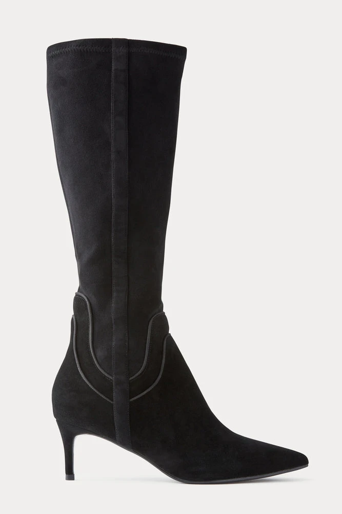 ELEANOR SUEDE BOOT BLACK 6 ELEANOR SUEDE BOOT BLACK - Image 4