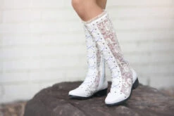 GRAMERCY BOOT WHITE 14 GRAMERCY BOOT WHITE -Fashion Dress-Trish Scully 306 4