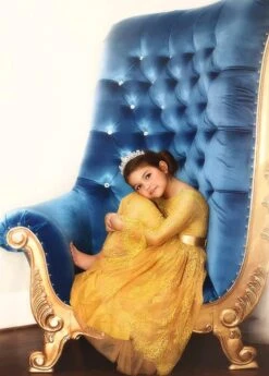 AINSLEY DRESS & BELT SET SUNFLOWER