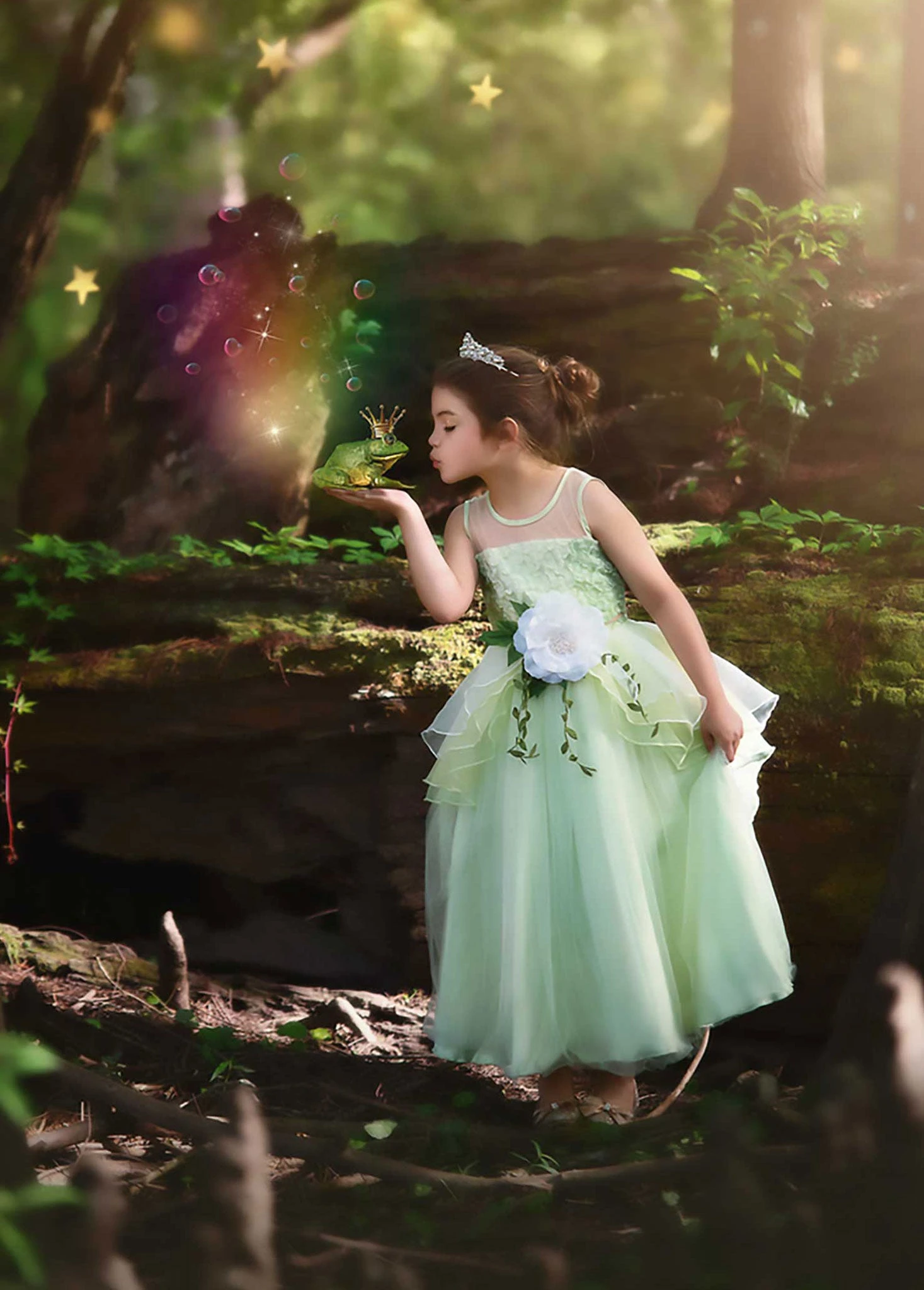 FROG PRINCESS GOWN & BELT SET 3 FROG PRINCESS GOWN & BELT SET