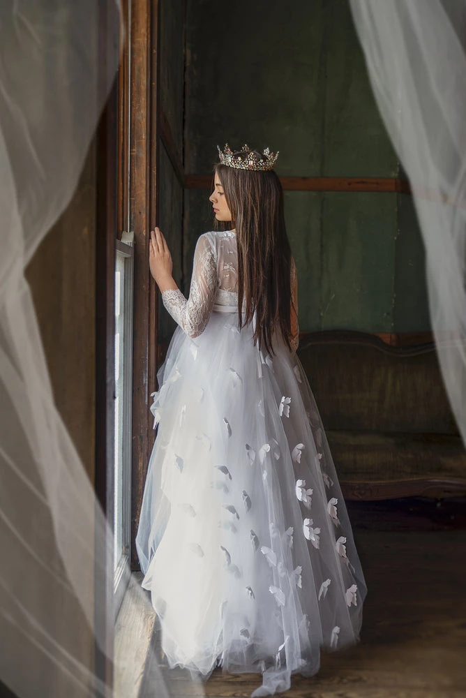 MARIPOSA GOWN WHITE 3 MARIPOSA GOWN WHITE