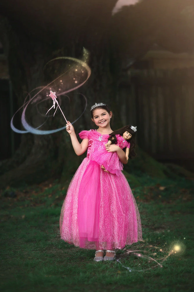 FLASH SALE PINK PRINCESS DRESS COSTUME 10 FLASH SALE PINK PRINCESS DRESS COSTUME - Image 8