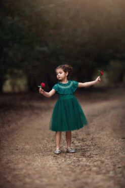 GIOVANNA DRESS EMERALD -Fashion Dress-Trish Scully 351 1