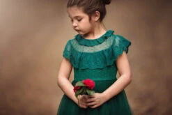 GIOVANNA DRESS EMERALD -Fashion Dress-Trish Scully 351 3