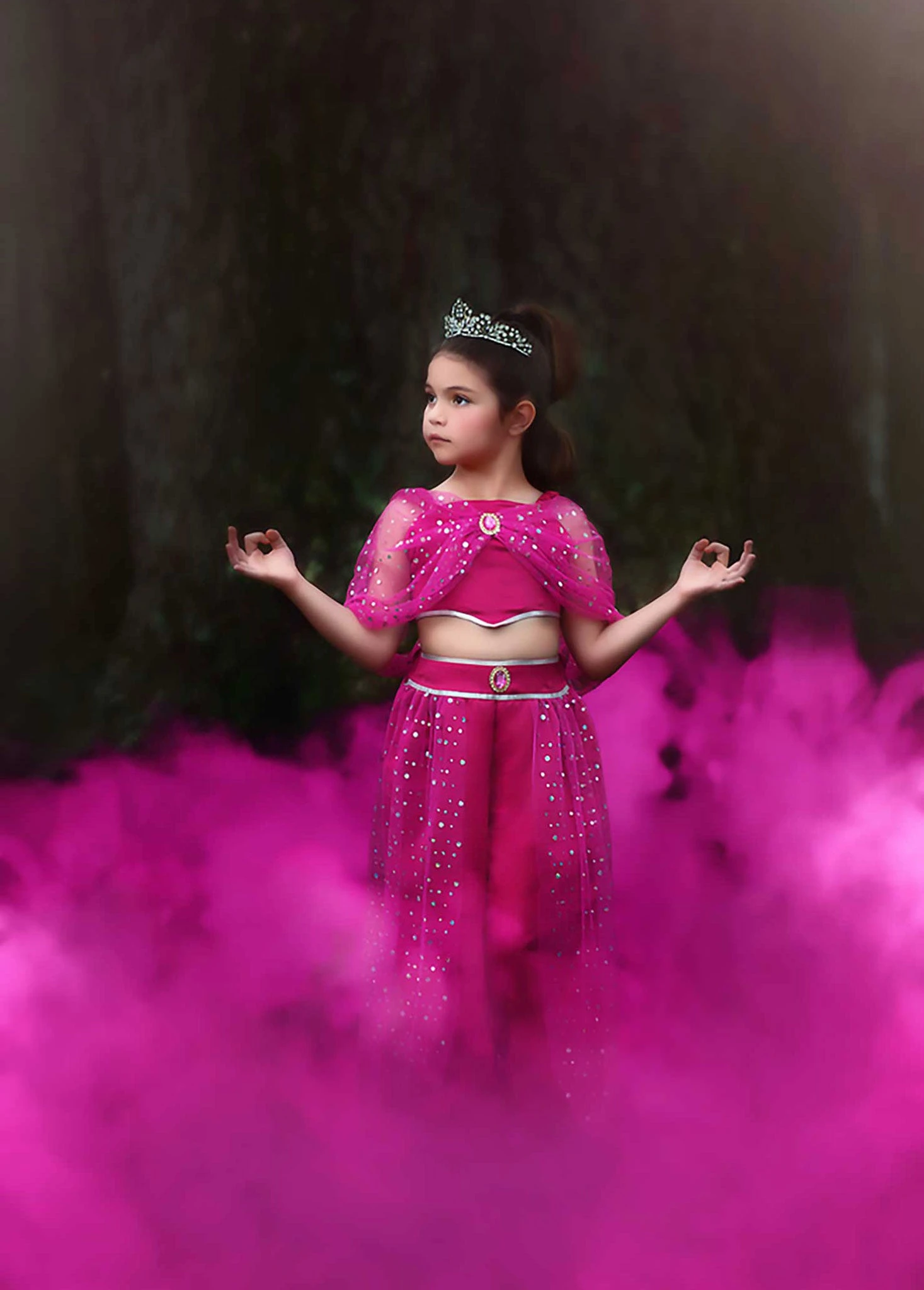 GENIE COSTUME FUCHSIA 3 GENIE COSTUME FUCHSIA